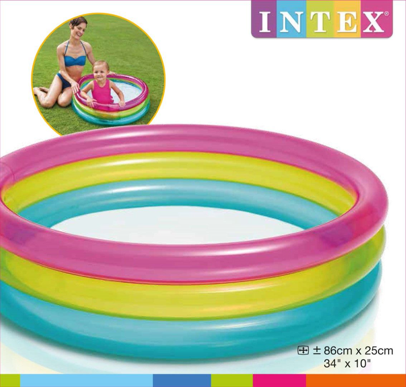 Product image: Pool 34x10'' rainbow baby, , medium-null