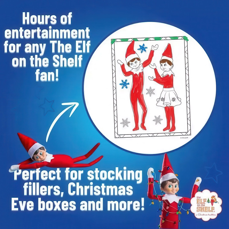 Elf on the shelf activity pack - christmas edition, , medium-null