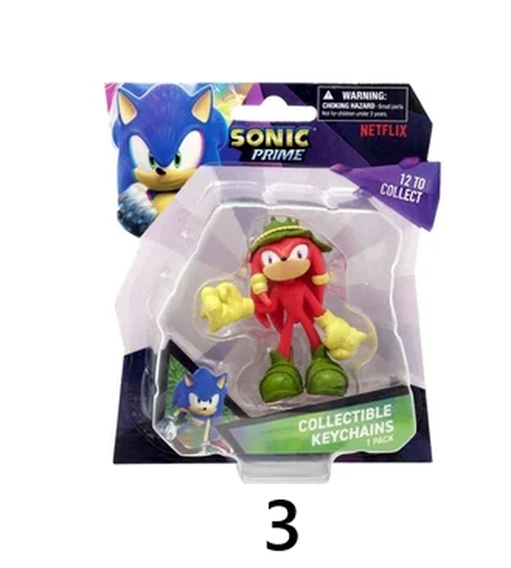 Sonic prime figural keychains - 8-null