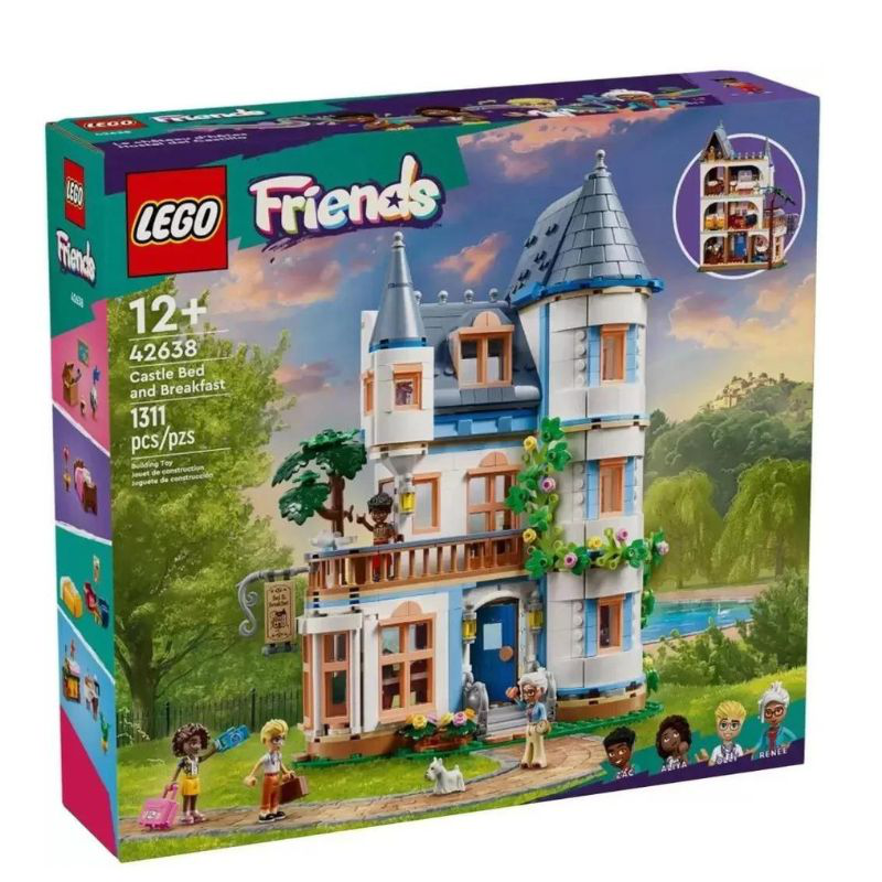 Lego 42638 friends - castle bed and breakfast, , medium-null