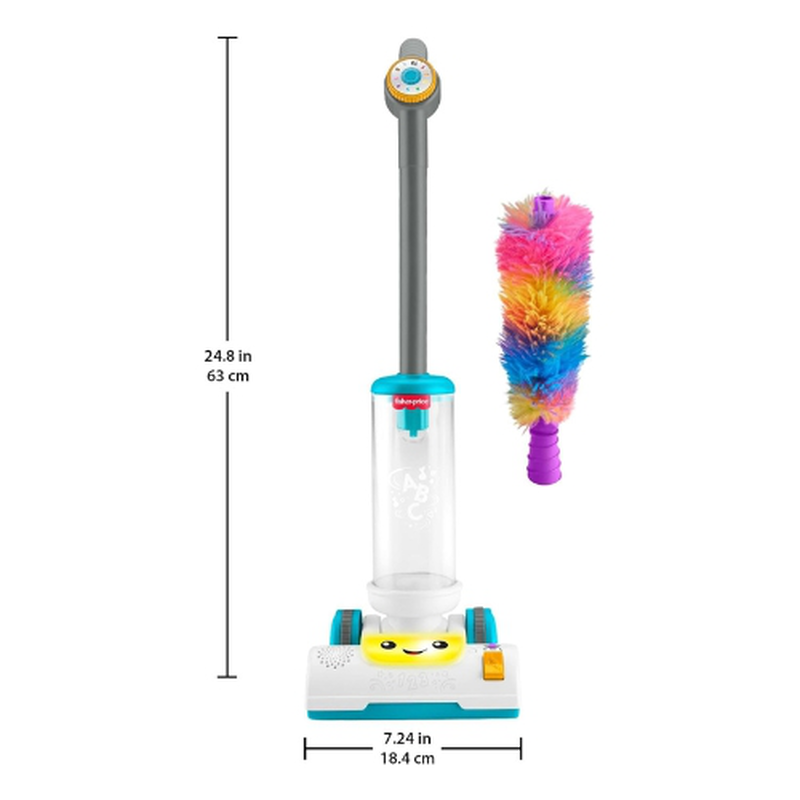 Fisher-price toddler toy laugh & learn 2-in-1 vacuum (jmm35) 2y+, , medium-null
