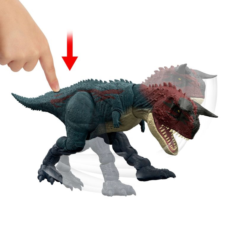 Jurassic world charge n chomp carnotaurus running roaring dinosaur jkg85, , medium-null