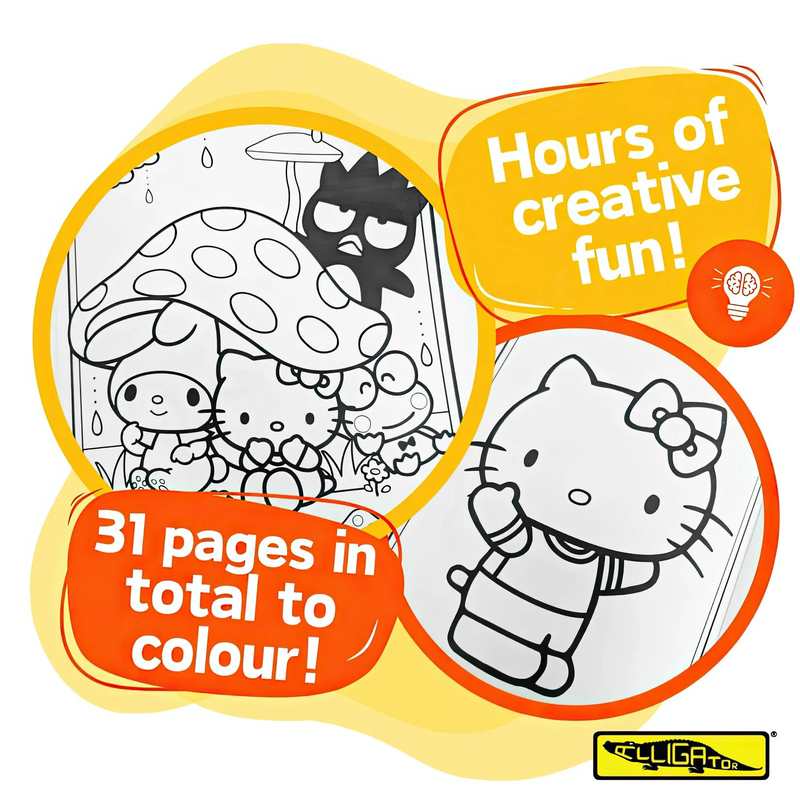 Hello kitty & friends colouring book, , medium-null