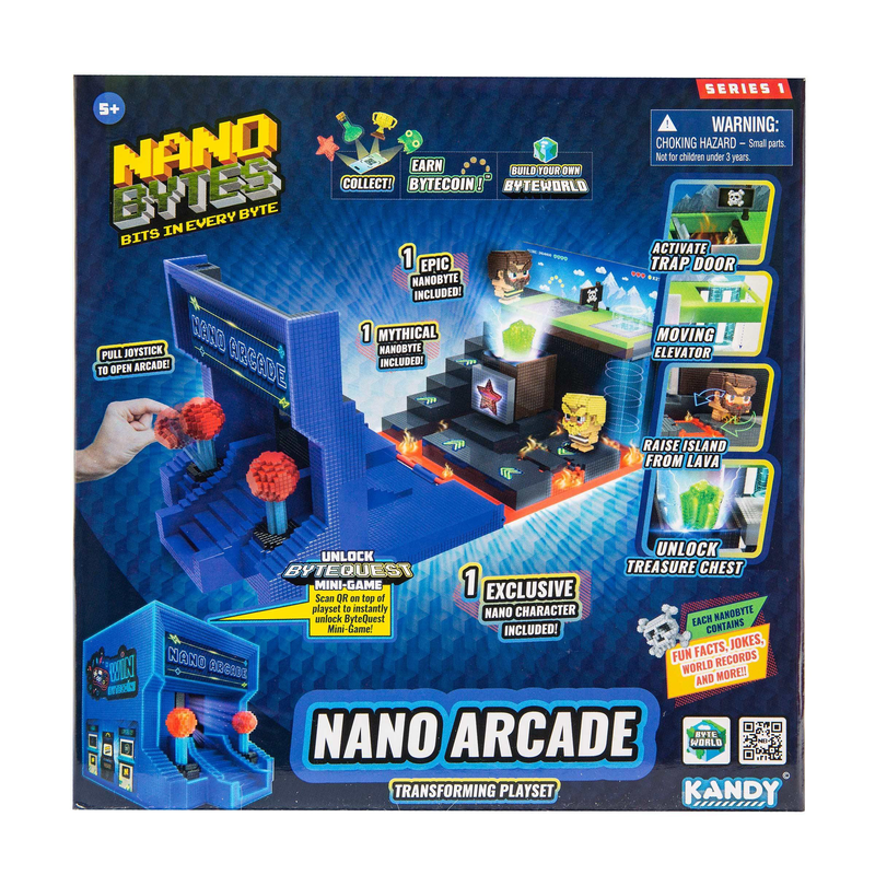 Nanobytes nano arcade transforming playset, , medium image number null