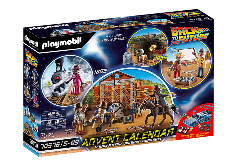 Playmobil 70576 back to the future western advent calendar mcfly, , medium image number null