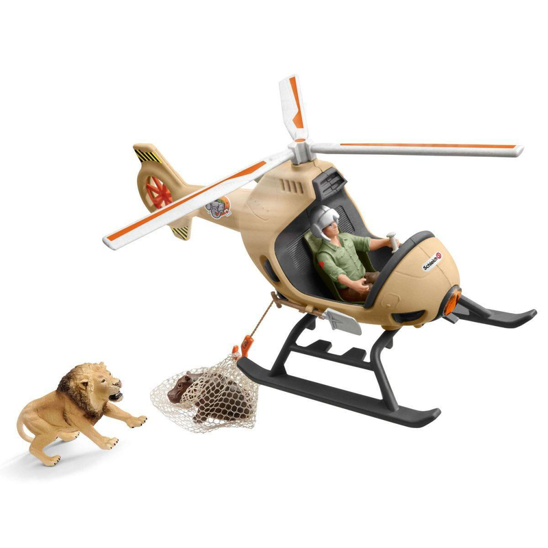 Schleich wild life 42476 animal rescue helicopter, , medium image number null