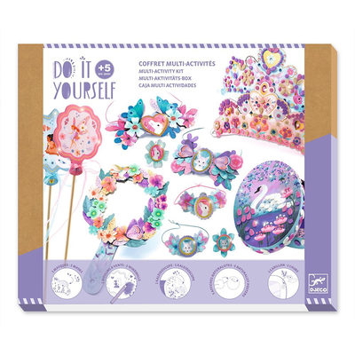 Djeco art and craft multi-activity kit 5 creative activities, , medium