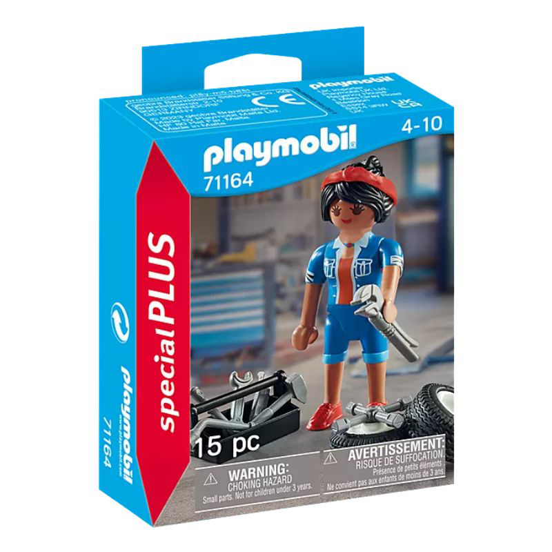 Playmobil 71164  action heroes  - mechanic, , medium-null