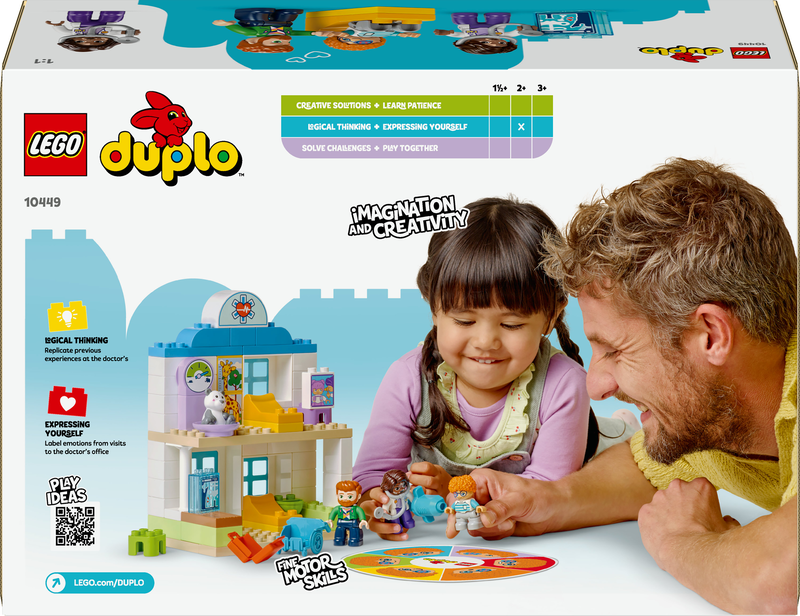Lego duplo first time: visit with the doctor 10449 for ages 2+ 65pcs, , medium-null