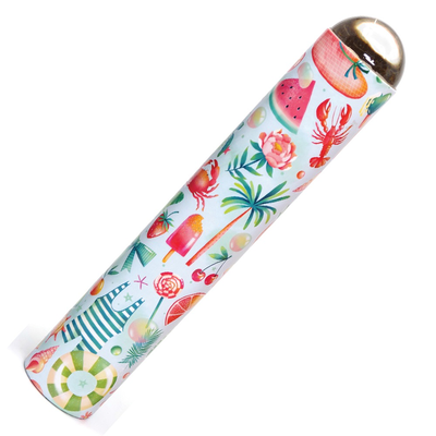 Large crystal ball kaleidoscope seasons 'summer' 20 cm