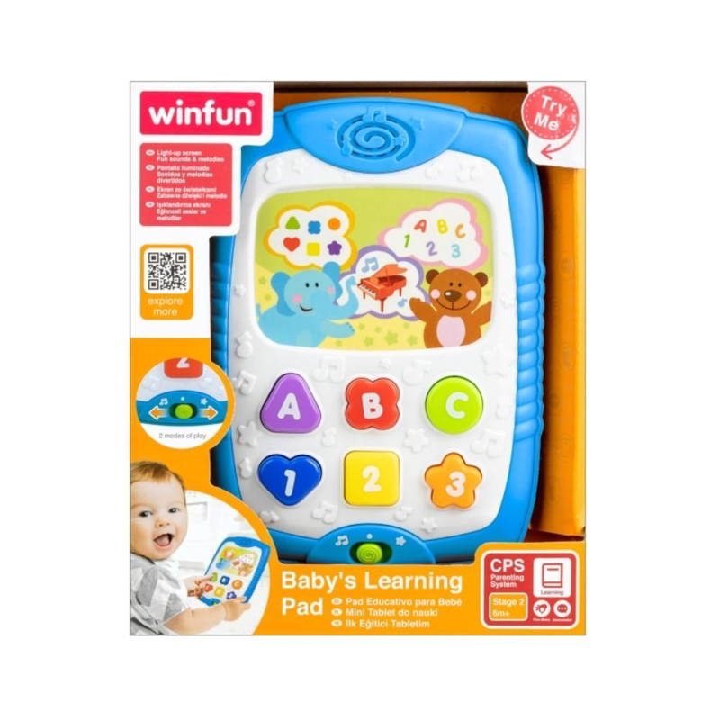 Winfun &epsilon;&kappa;&pi;&alpha;&iota;&delta;&epsilon;&upsilon;&tau;&iota;&kappa;ό tablet baby&rsquo;s learning pad &mu;&epsilon; ή&chi;&omicron;&upsilon;&sigmaf; &kappa;&alpha;&iota; &phi;&omega;&sigmaf; &gamma;&iota;&alpha; &epsilon;&kappa;&mu;ά&theta;&eta;&sigma;&eta; &beta;&alpha;&sigma;&iota;&kappa;ώ&nu; &epsilon;&nu;&nu;&omicron;&iota;ώ&nu; 000732, , medium-null