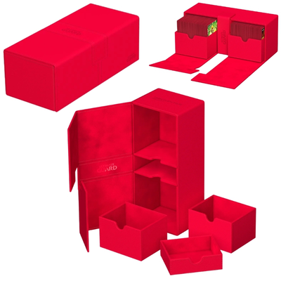 Ultimate guard twin flipntray 266+ xenoskin - red, , medium