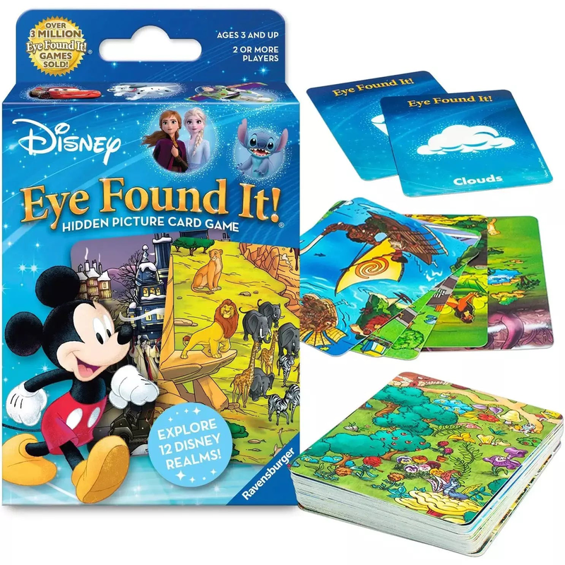 Ravensburger world of disney eye found it card game for boys & girls ages 3 and up, , medium-null