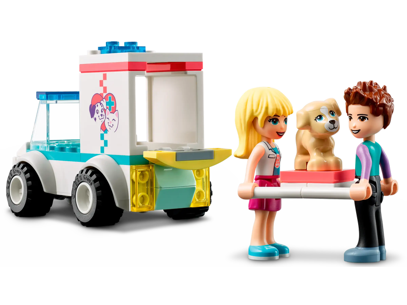 Lego friends 41694 pet clinic ambulance, , medium-null