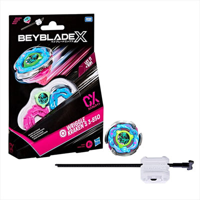 Beyblade x :  wriggle kraken s 3-85o cx starter pack hasbro, , medium