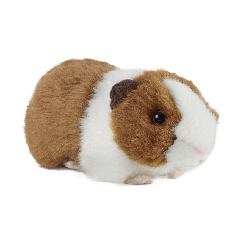 Living nature brown guinea pig with sound 20cm soft toy, , medium-null