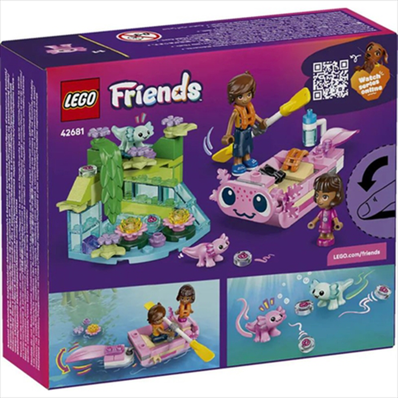 Lego 42681 friends - axolotl adventure boat, , medium-null