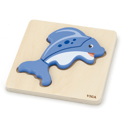 Viga shape block puzzle - fish