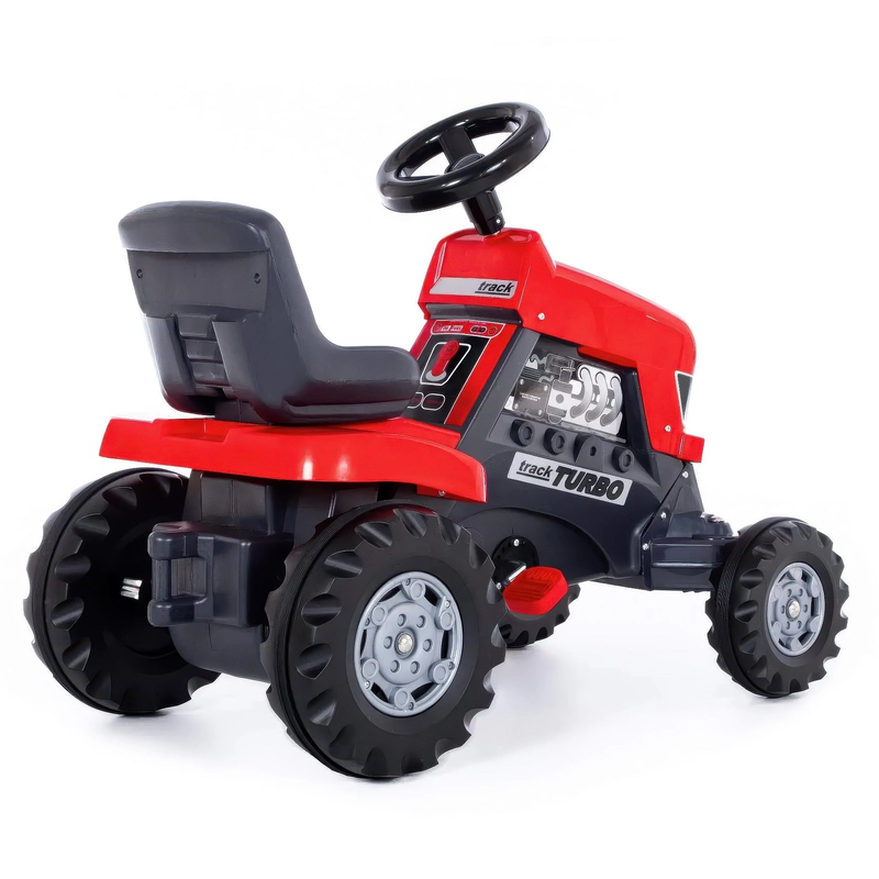 Turbo pedal tractor - red, , medium-null