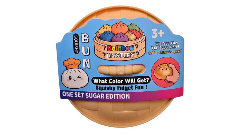 Rainbow mystery squishy dumpling &ndash; viral tiktok fidget toy (blind box, sugar edition), , medium-null