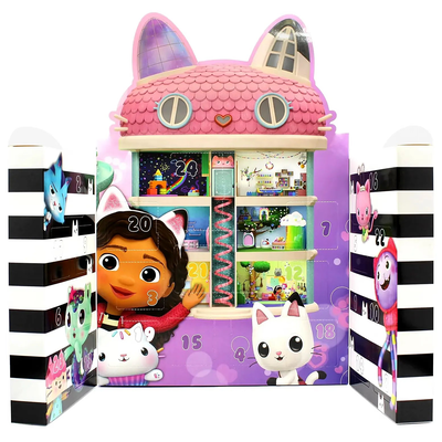 Gabby's dollhouse advent calendar with jewellery/hair accessories, , medium