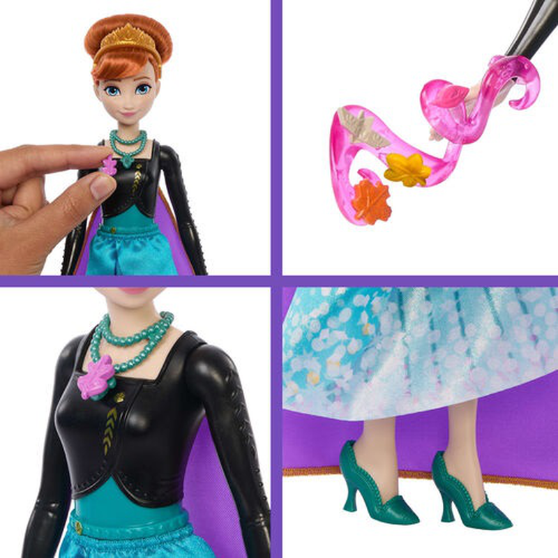 Disney frozen anna jewel reveal fashion doll & accessories 3y+ jjy37, , medium-null