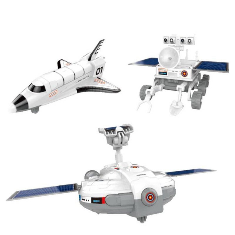 Product image: Solar three in one 'space shuttle-moon buggy-space station', , medium-null