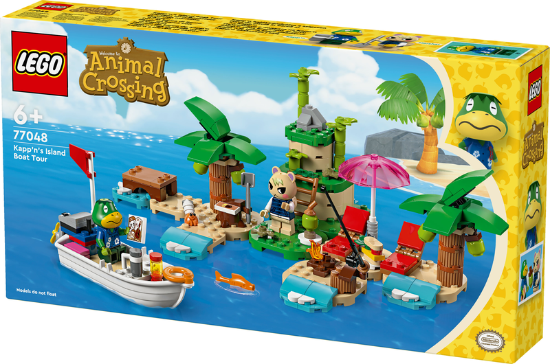 Lego animal crossing kapp'n's island boat tour 77048 for ages 6+ 233pcs, , medium-null