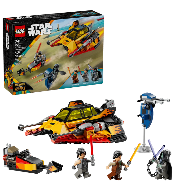 Lego star wars 75414 the force burner snowspeeder, , medium-null