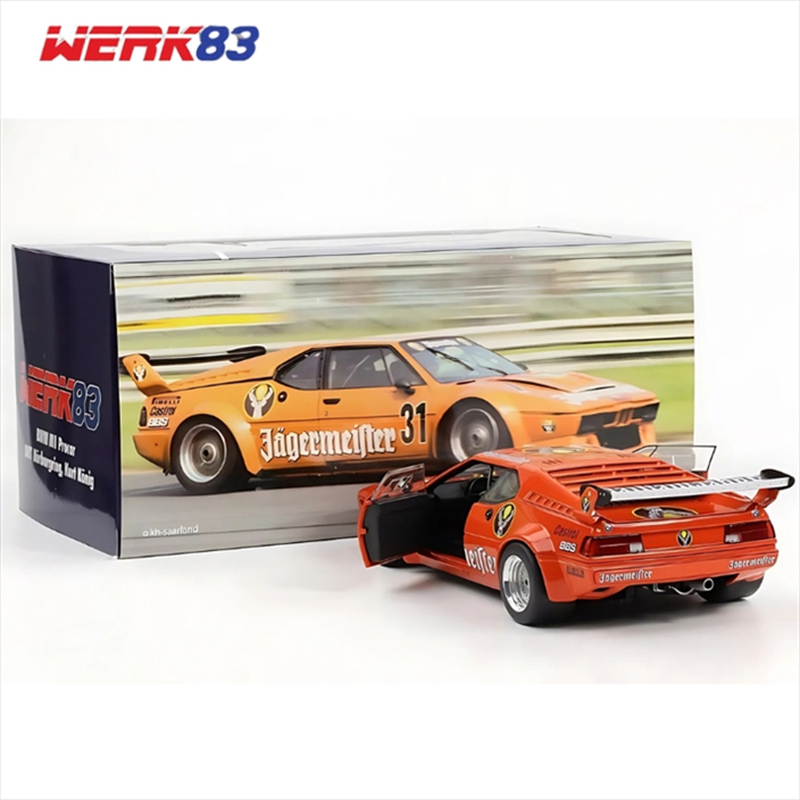 Product image: Werk83 1/18 1982 bmw m1 procar #31 kurt konig drt nurburgring *jagermeister*, orange, , medium-null