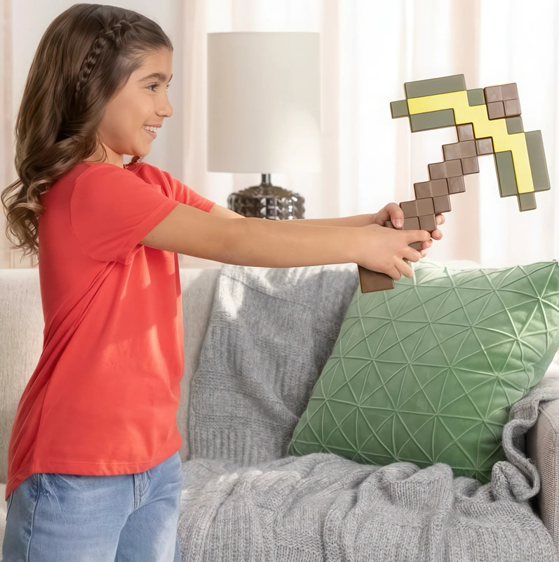 Product image: Minecraft gold pickaxe, , medium-null