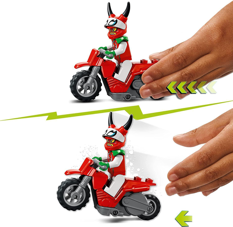 Lego city 60339 stuntz double loop stunt arena motorbike set, , medium image number null