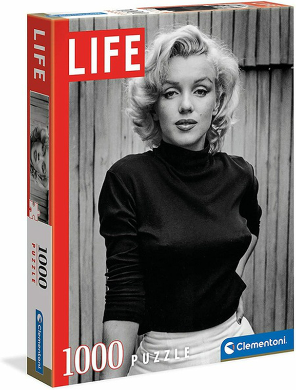 As clementoni puzzle life collection marilyn monroe 2d 10y+ 1000 pcs 39632, , medium-null