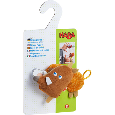 Finger puppet boar boris, , medium