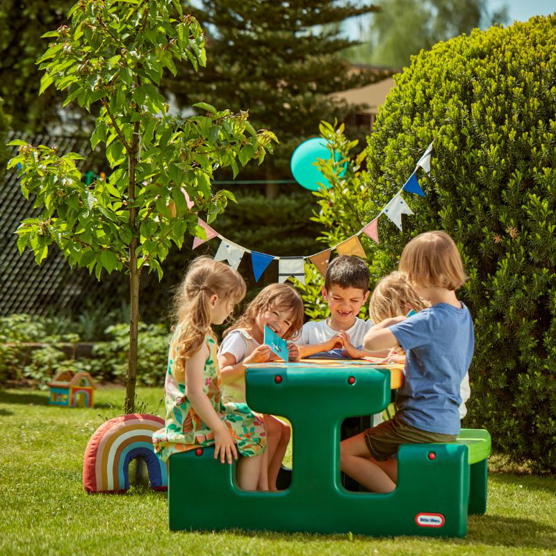 Product image: Little tikes large picnic table evergreen 466a00060, , medium-null