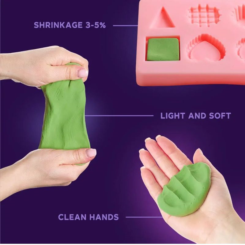 Okto Air dry clay compound w23 forest green, , medium-null