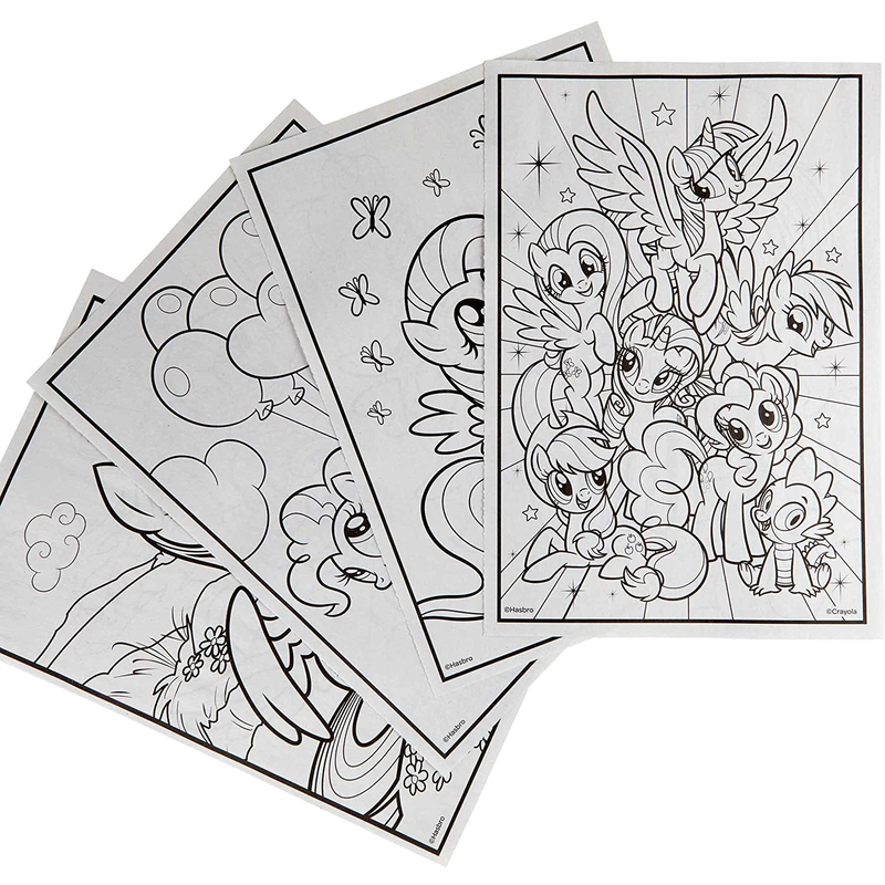 Product image: Crayola my little pony coloring book with stickers: 96 pages of fun ages 3-6, , medium-null
