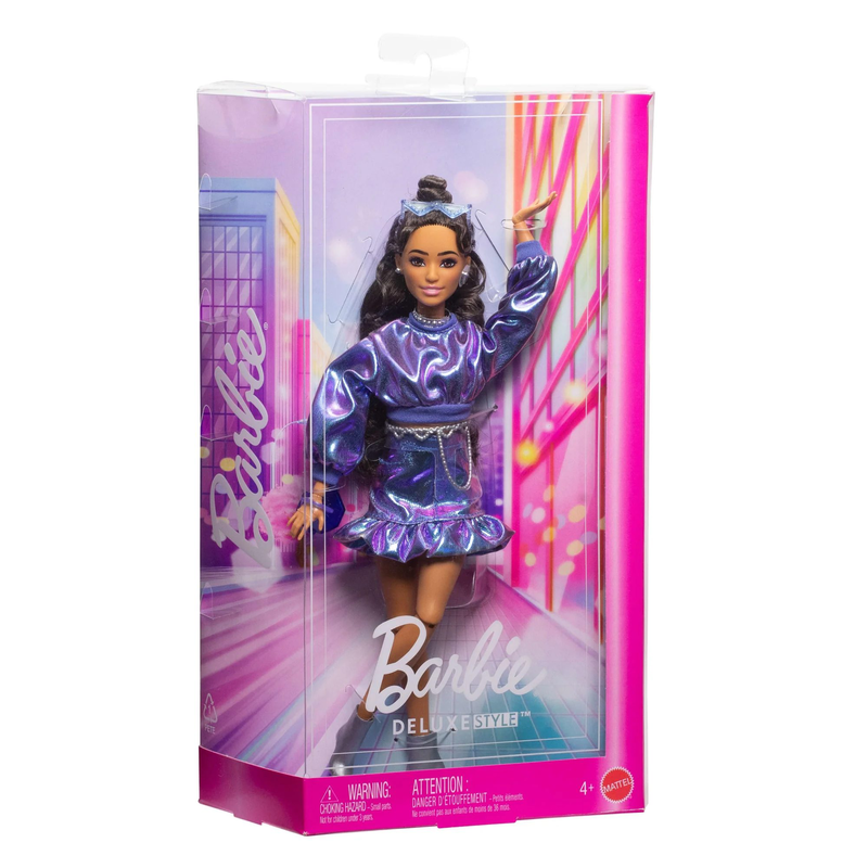 Barbie deluxe style fashion doll #7, , medium-null