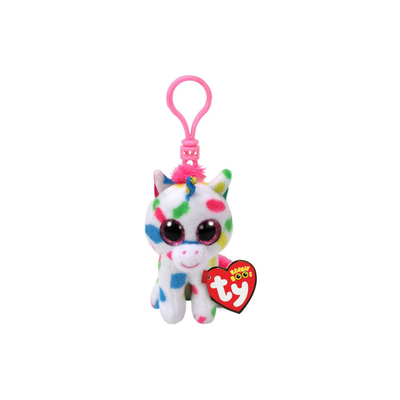 Ty beanie boos plush unicorn keyring clip 8.5cm, , medium