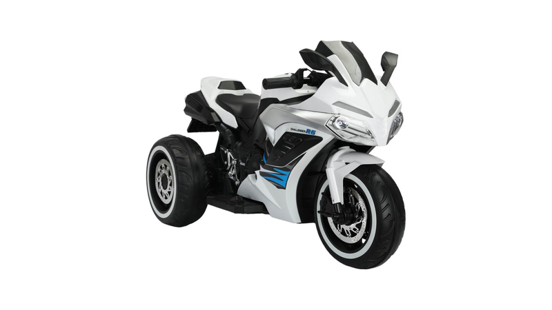 Μεγάλη παιδική μηχανή r6 ηλεκτροκίνητη 12 volt άσπρη, , medium image number null