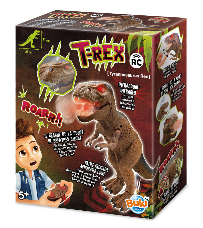 Product image: Buki france rc remote controlled t-rex dinosaur, , medium-null