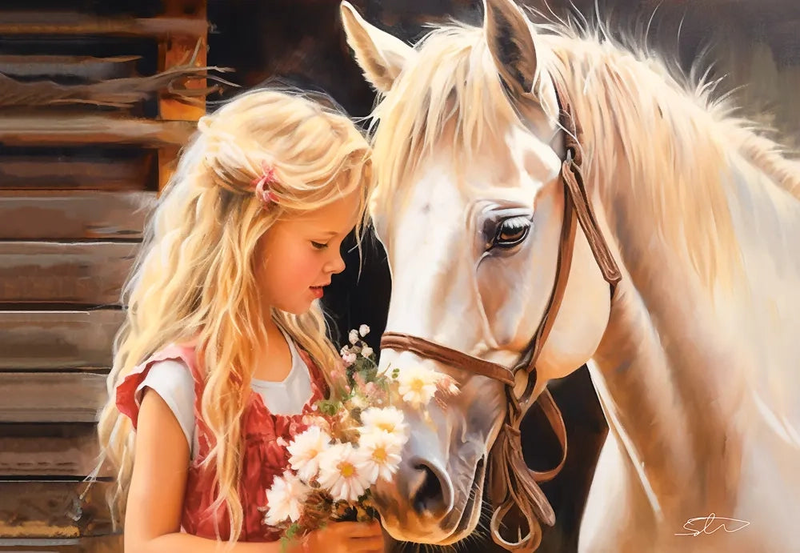 Product image: Castorland puzzle my friend horse (1000 pcs), , medium-null