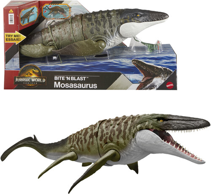Jurassic world bite n blast mosasaurus jch00 4y+, , medium-null