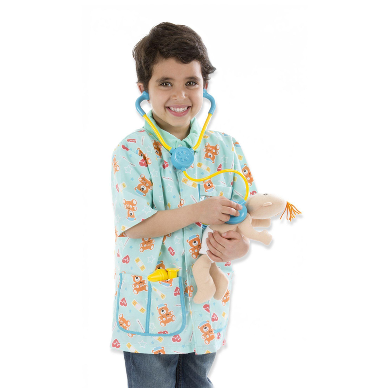 Melissa & doug 18519 paediatric nurse role play costume set, , medium-null