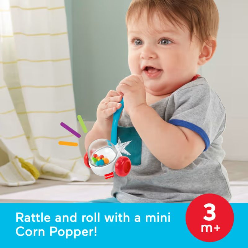 Fisher-price newborn classic 2-pack - baby rattle  sensory activity toys jkp54, , medium-null