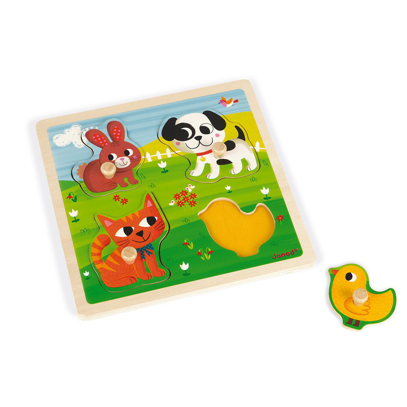 Tactile puzzle my first animals, , medium image number null
