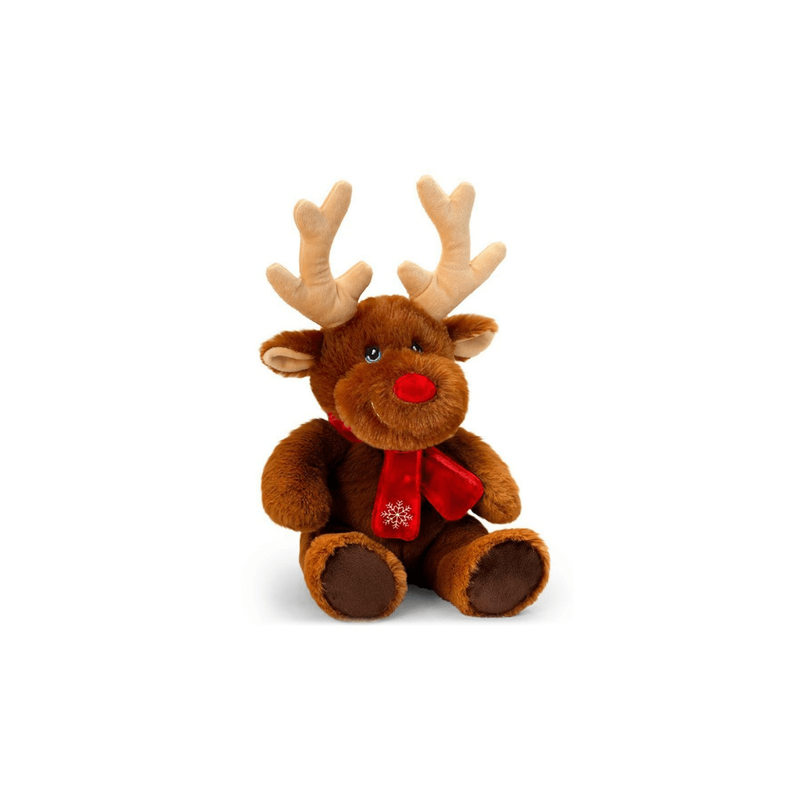 Keel eco reindeer with scarf soft toy 20cm a, , medium-null