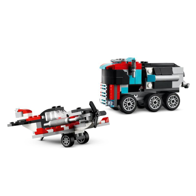 Lego 31146 creator - flatbed truck with helicopter, , medium-null