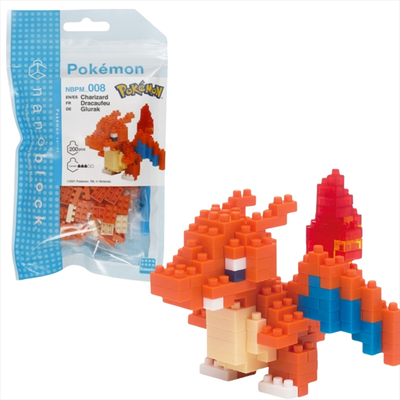 Bandai nanoblock : pokemon - charizard building block figure nbpm008