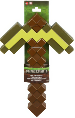 Minecraft gold pickaxe, , medium